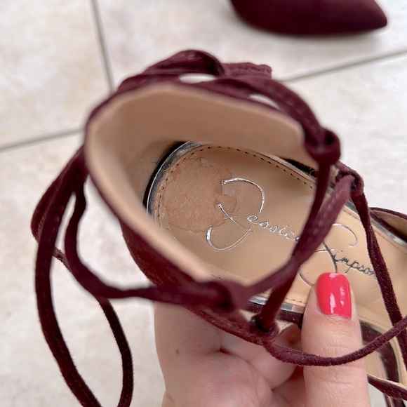 Jessica Simpson lace up heel - Picture 3 of 5